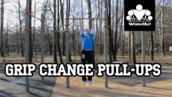 Подтягивания со сменой хвата