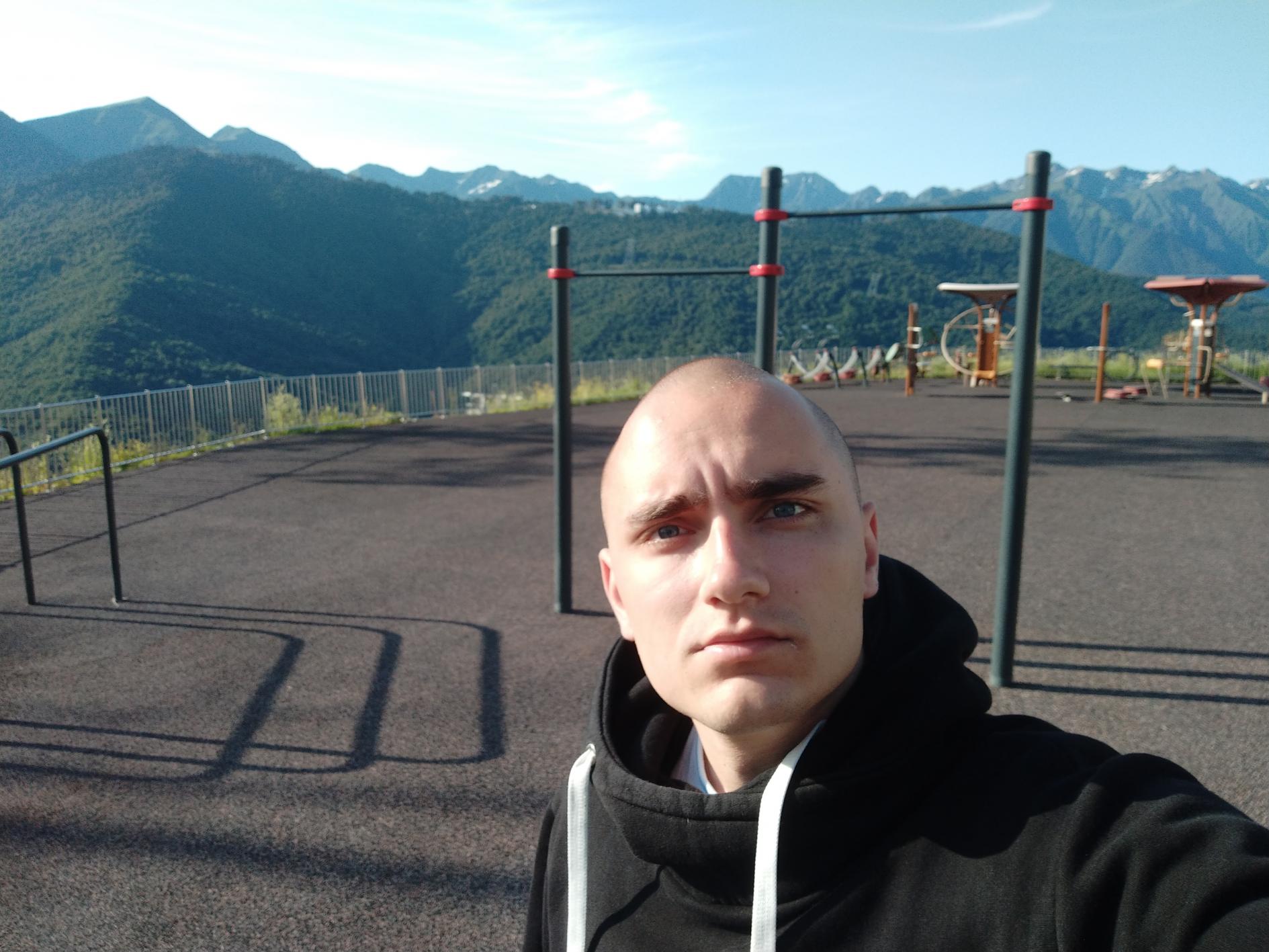 Треню в горах))