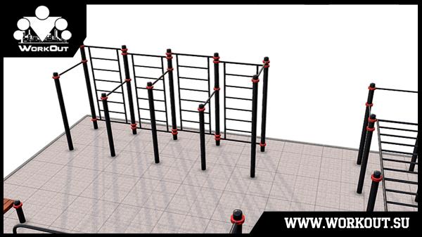 Уличная площадка Воркаут + Паркур (W+P) Уличная площадка Воркаут + Паркур (W+P)
