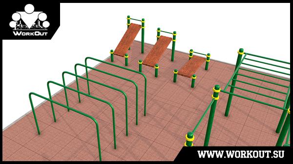 Площадка для воркаута в Химках 2.0