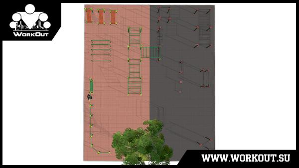 Площадка для воркаута в Химках 2.0