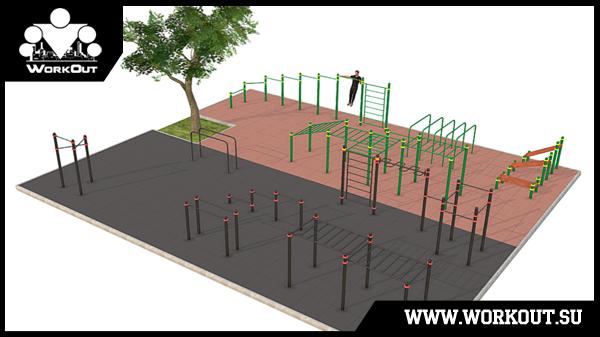 Площадка для воркаута в Химках 2.0