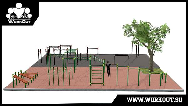 Площадка для воркаута в Химках 2.0