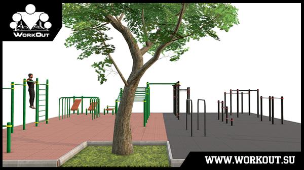 Площадка для воркаута в Химках 2.0