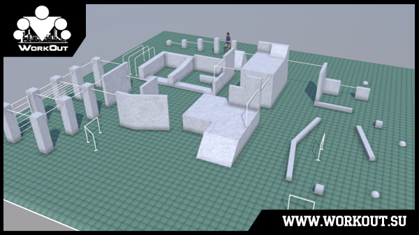Площадка Воркаут + Паркур MINSK-II (Минск-2) Площадка Воркаут + Паркур MINSK-II (Минск-2)