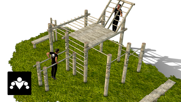 Лес Воркаут Площадка Капище, класс Двор/Маленькая