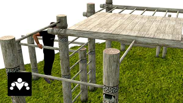 Лес Воркаут Площадка Капище, класс Двор/Маленькая